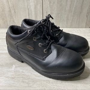 Lugs Black Low Too Boots